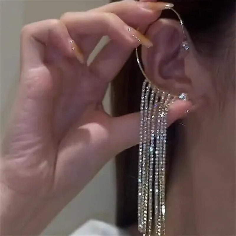 Women Sparkling Ear Cuff Clip - Lifestyle Array